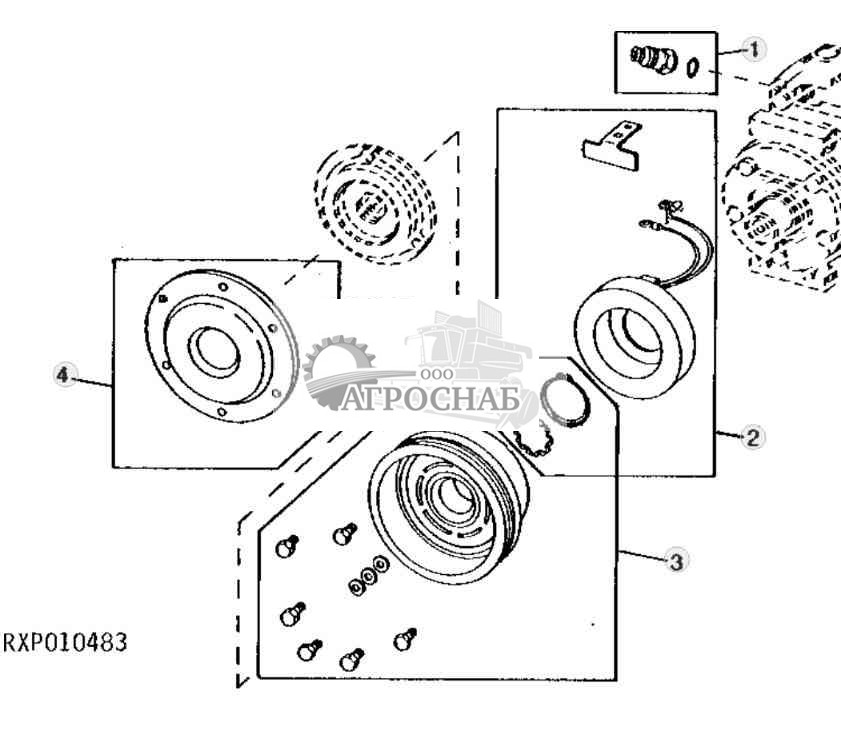 Муфта компрессорастаторпылезащитный чехол 